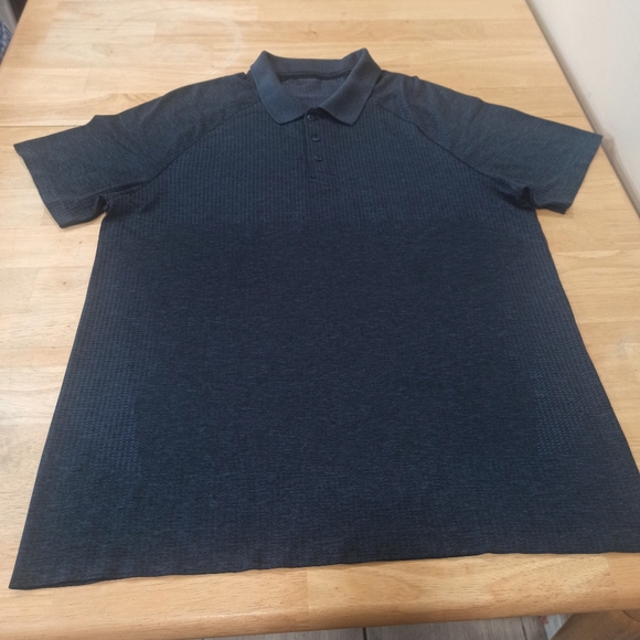 Lululemon Polo Shirt  Mens XLarge Navy-Blue Short Sleeve. - Picture 5 of 16